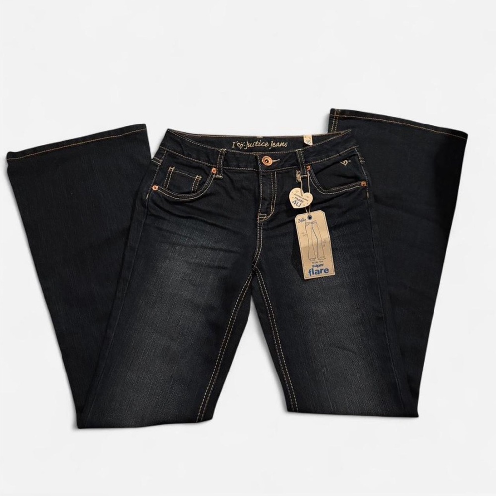 Justice flared jeans